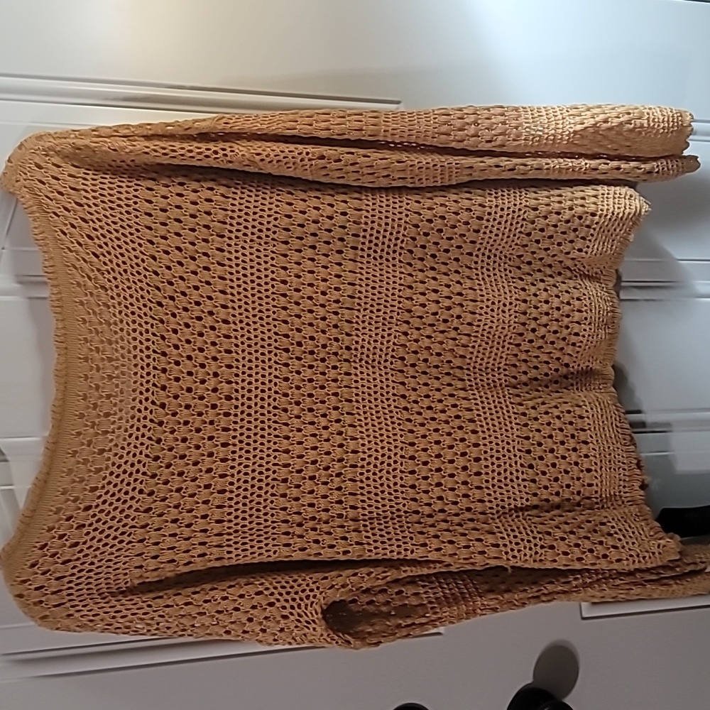 Crochet Knit Swim Cover Up - Picture 7 of 7